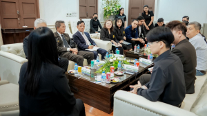ร่วมพิธีลงนามบันทึกข้อตกลงความร่วมมือทางวิชาการระหว่าง มรภ.เทพสตรี กับ บริษัท เอสเค. ฟู้ดส์ 1975